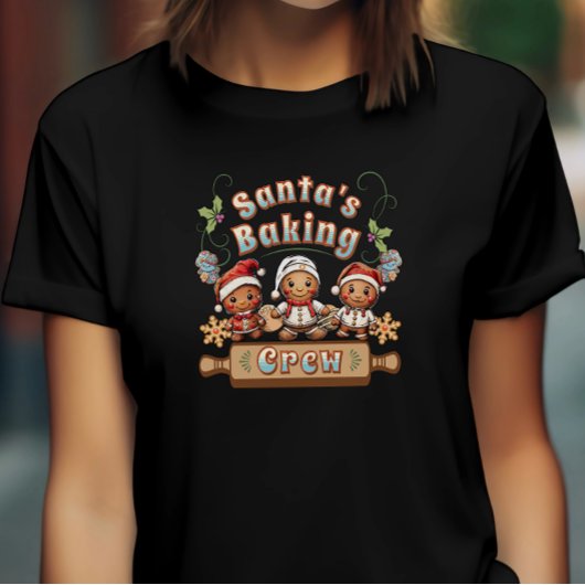 サンタズベーキングクルーChristmas Cookie Tシャツ