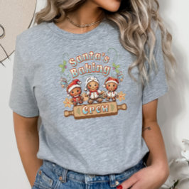 サンタズベーキングクルーChristmas Cookie Tシャツ