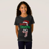 サンタズホお気に入りのスおもしろいクリスマスサンタレッド Tシャツ (正面フル)
