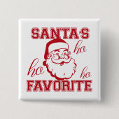 サンタズホお気に入りのホかわいいクリスマおもしろいス 缶バッジ (正面)