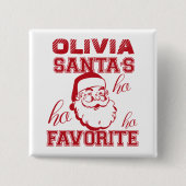 サンタズホお気に入りのホかわいいクリスマおもしろいス 缶バッジ (正面)