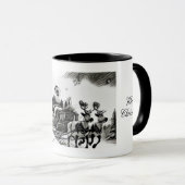 サンタズホワイトクリスマスマグカップ マグカップ (正面右)