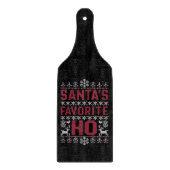 サンタズホーお気に入りの醜いクリスマスセーター カッティングボード (正面)