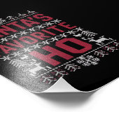 サンタズホーお気に入りの醜いクリスマスセーター フォトプリント            (角)