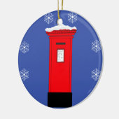 サンタズポストボックス セラミックオーナメント (左)