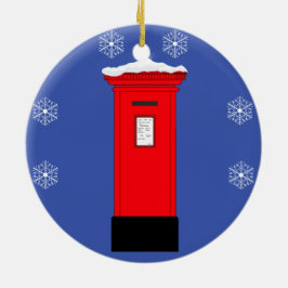 サンタズポストボックス セラミックオーナメント