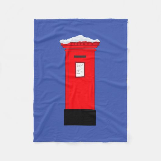 サンタズポストボックス フリースブランケット (正面)