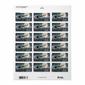 サンタズミッドナイトライドクリスマス住所 シール (フルシート)