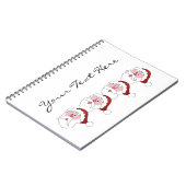 サンタズムスターズカスタムノート ノートブック (左側)