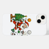 サンタズメガスポーツフェスティバル-数々のクリスマス – Sp Case-Mate iPhoneケース (裏面 (横))