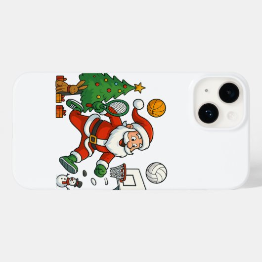 サンタズメガスポーツフェスティバル-数々のクリスマス – Sp Case-Mate iPhoneケース (裏面 (横))