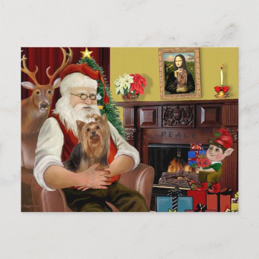 サンタズヨークシャーテリアー#7 シーズンポストカード (正面)