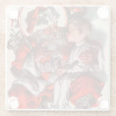 サンタズラップ ガラスコースター (裏面)