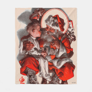 サンタズラップ フリースブランケット