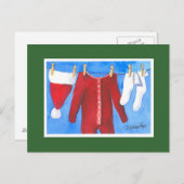 サンタズランドリー手洗い場 シーズンポストカード (正面/裏面)