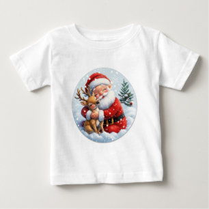 サンタズリトルサイドキック ベビーTシャツ