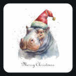 サンタズリトルヒッポカスタム スクエアシール<br><div class="desc">Santa's Little Hippoのステッカーでフェスティバルおもしろいのtouchを追加カスタム!このシ魅力的ステッカーは、あなたの愛する水色のヒッポを特徴としスポーツのて、陽気に彼のサンタハットは、あらゆる表面にユニークとtouchを持鮮やかって来る。ノート飾パソコン、ウォーターボトル、ノート、抱き枕、ホリデーカードなどに最適なクリスマスシーズンの喜びの表現。本当に特別なのは、愛らしい海馬デザインのすぐ下の文字でそれをパーソナライズする機会である。「Ava's Sticker」、「Ho Ho Hippo!」、「Christmas 2024」などのおもしろいのホリデーフレーズ、または「Spreading Joy」のような短い甘いメッセージを追加できる。想像スマイルを持ち込み、思いやりあるユニーク小さな贈り物や、自分のコレクションに大切に付け加える。この「サンタのリトル・ヒッポ」のステッカーは単なる接着装飾ではなく、フェスティバルの個性を見せてくれる小さな休日魔法だ。</div>