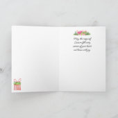 サンタズリトルヘルパキュートキットンホリデーアート シーズンカード (内部)