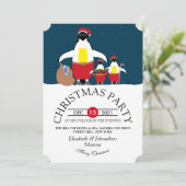 サンタズリトルヘルパークリスマスパーティの招待状 招待状 (スタンド正面)