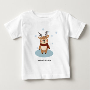 サンタズリトルヘルパーTシャツ ベビーTシャツ