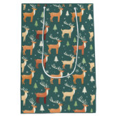 サンタズレトロトナカイ抱き枕 ミディアムペーパーバッグ (裏面)