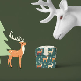 サンタズレトロトナカイ ラッピングペーパーシート