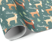 サンタズレトロトナディラッピング紙 ラッピングペーパー (ロールコーナー)