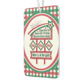 サンタズレトロマーキー – ホホホホメリー&ブライト カーエアーフレッシュナー (左)