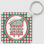 サンタズレトロマーキー – ホホホホメリー&ブライト キーホルダー (裏面)