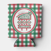 サンタズレトロマーキー – ホホホホメリー&ブライト 缶クーラー (正面)