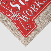 サンタズワークショップアロー素朴クリスマスホリデー 薄葉紙 (詳細)