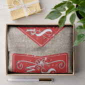 サンタズワークショップアロー素朴クリスマスホリデー 薄葉紙 (ギフト)