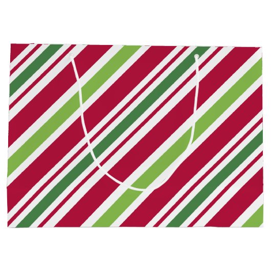 サンタズワークショップクリスマスノーピーキング抱き枕 ラージペーパーバッグ (裏面)