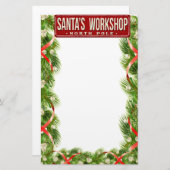 サンタズワークショップノースポール 便箋 (正面/裏面)