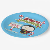 サンタズワークショップペンギン ペーパープレート (アングル)