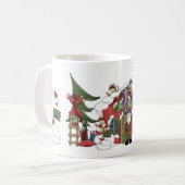 サンタズワークショップホリディマグ コーヒーマグカップ (正面左)