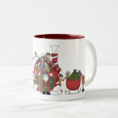 サンタズワークショップホリディマグ ツートーンマグカップ (正面右)