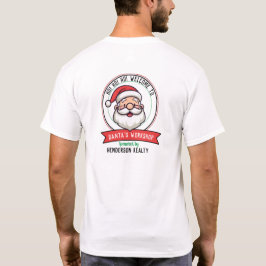 サンタズワークショップリトルヘルパー小妖精や小人 パーソナライズされた Tシャツ