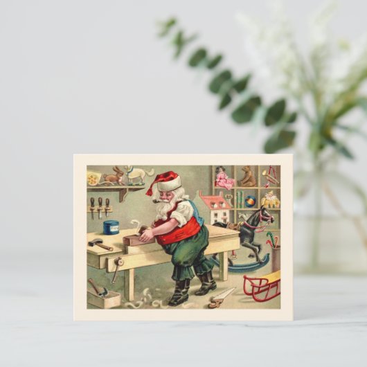 サンタズワークショップヴィンテージカード ポストカード (スタンド正面)