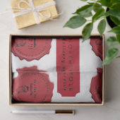 サンタズワークショップ名前をカスタムするクリスマススタンプ 薄葉紙 (ギフト)