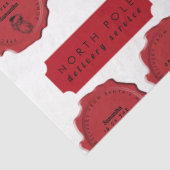 サンタズワークショップ名前をカスタムするクリスマススタンプ 薄葉紙 (詳細)