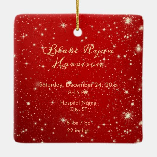 サンタズワークショップ小妖精や小人パーソナライズされたキッズクリスマス セラミックオーナメント (裏面)