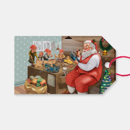サンタズワークショップ ギフトタグ (正面(横))