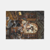 サンタズワークショップ フリースブランケット (正面(横))
