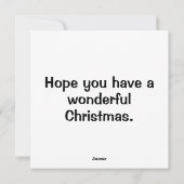 サンタズワークショップ | メリークリスマス シーズンカード (裏面)