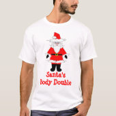 サンタズ体ダブルクリスマスTシャツ Tシャツ (正面)