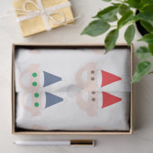 サンタズ小人小妖精や小人顔クリスマスホリデーフェスティバル 薄葉紙 (ギフト)