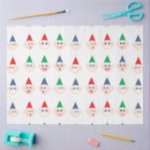 サンタズ小人小妖精や小人顔クリスマスホリデーフェスティバル 薄葉紙 (クラフト)