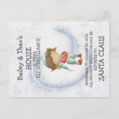 サンタズ小妖精や小人 ポストカード (正面)