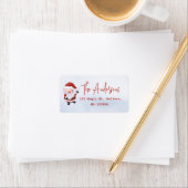 サンタズ差出人住所ラベル ラベル (インサイチュ)